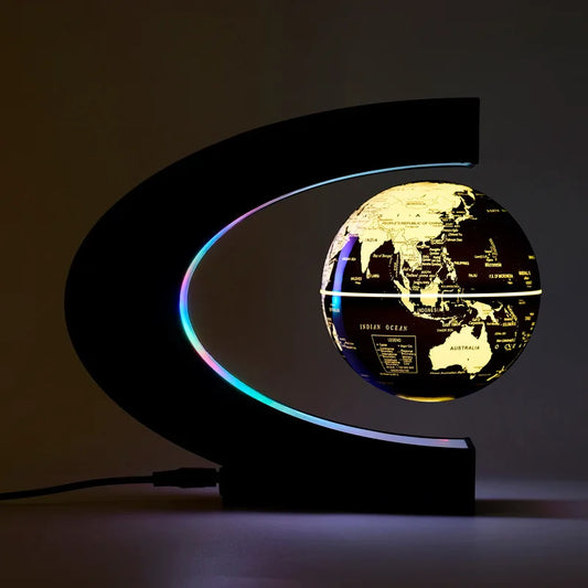 Light anti Gravity Magnetic Levitation Floating World Map Globe Christmas Gifts for Friends AU US EU UK